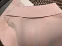 优衣库棉莫代尔混纺POLO领针织衫/短袖女装26春夏新款484607 11 粉红色 M 实拍图