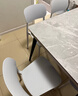 全品屋餐椅凳子塑料椅子办公椅靠背休闲椅书桌椅学习椅化妆椅电脑椅 实拍图