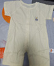 贝瑞加（Babyprints）婴儿连体衣2件夏季短袖婴儿衣服新生儿纯棉哈衣轻薄爬服 白蓝66 实拍图