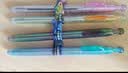 点石 赛博限定时空舱按动中性笔0.5黑笔学生刷题笔0154A2Plus 5支装 炫酷风 子弹头 速干 实拍图