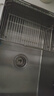 美厨（MAXCOOK）厨房水槽沥水架置物架 304不锈钢可伸缩沥水篮洗碗池碗碟收纳架子 实拍图