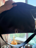 半坡饰族（bampo）【何宣林同款】中号绵绵包hobo托特包头层牛皮大容量单肩斜挎包软 墨碳黑（大号）可装14寸电脑 实拍图