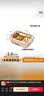 希乐扣玻璃饭盒上班族微波炉可加热专用碗保鲜盒餐盒密封便当盒 长分隔 实拍图