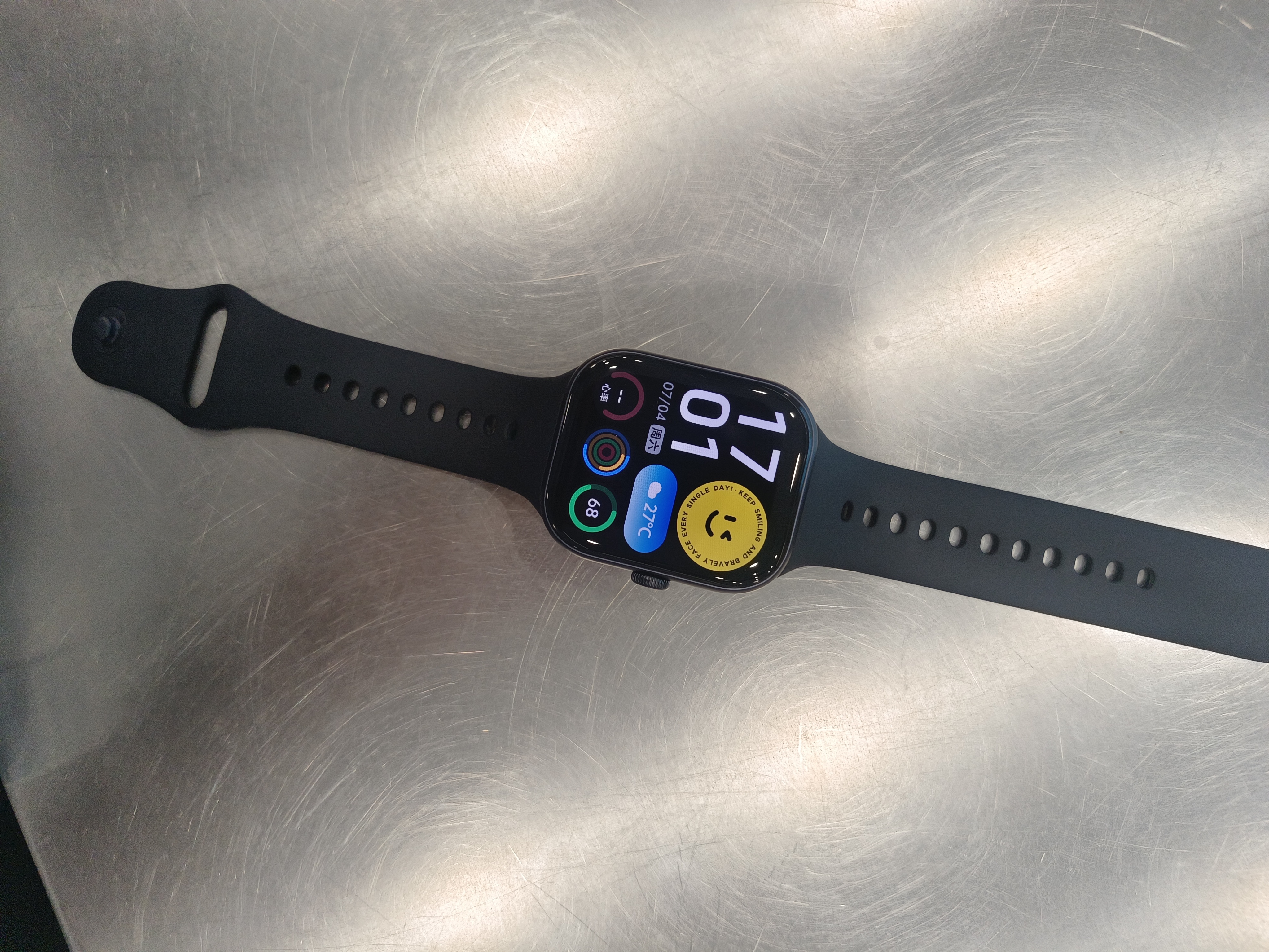 vivo WATCH GT 2【国家补贴】智能手表新年年会礼物运动 健康 监测 电话 电子表 礼物 蓝牙版 原点黑 软胶 实拍图