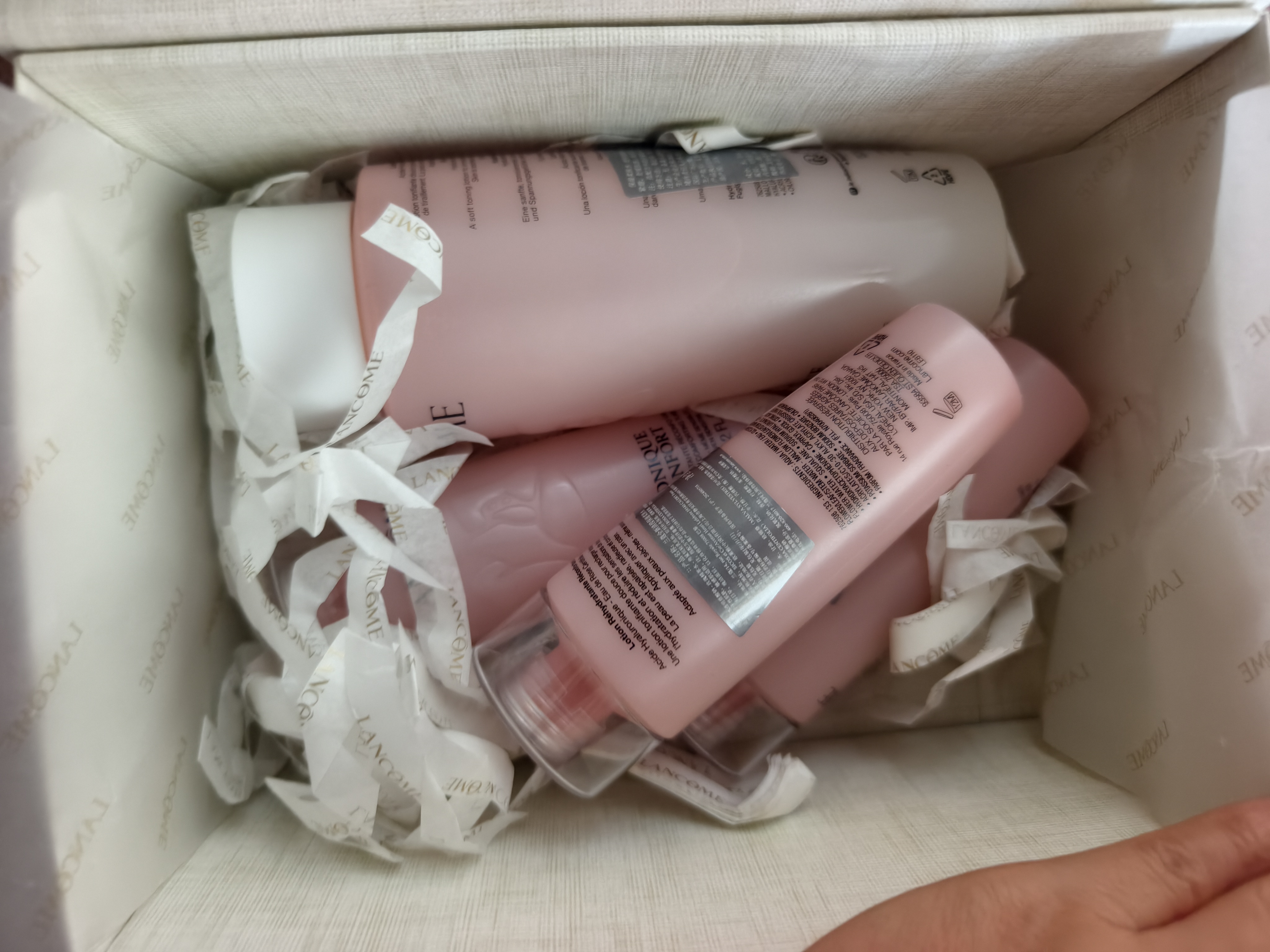 兰蔻大粉水400ml补水爽肤水保湿滋润护肤护肤品化妆品礼盒生日礼物 实拍图