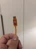 品胜[冰川透明]苹果17数据线type-c充电线双头PD60W快充车载适用iPhone16/15手机平板iPad笔记本橙 实拍图