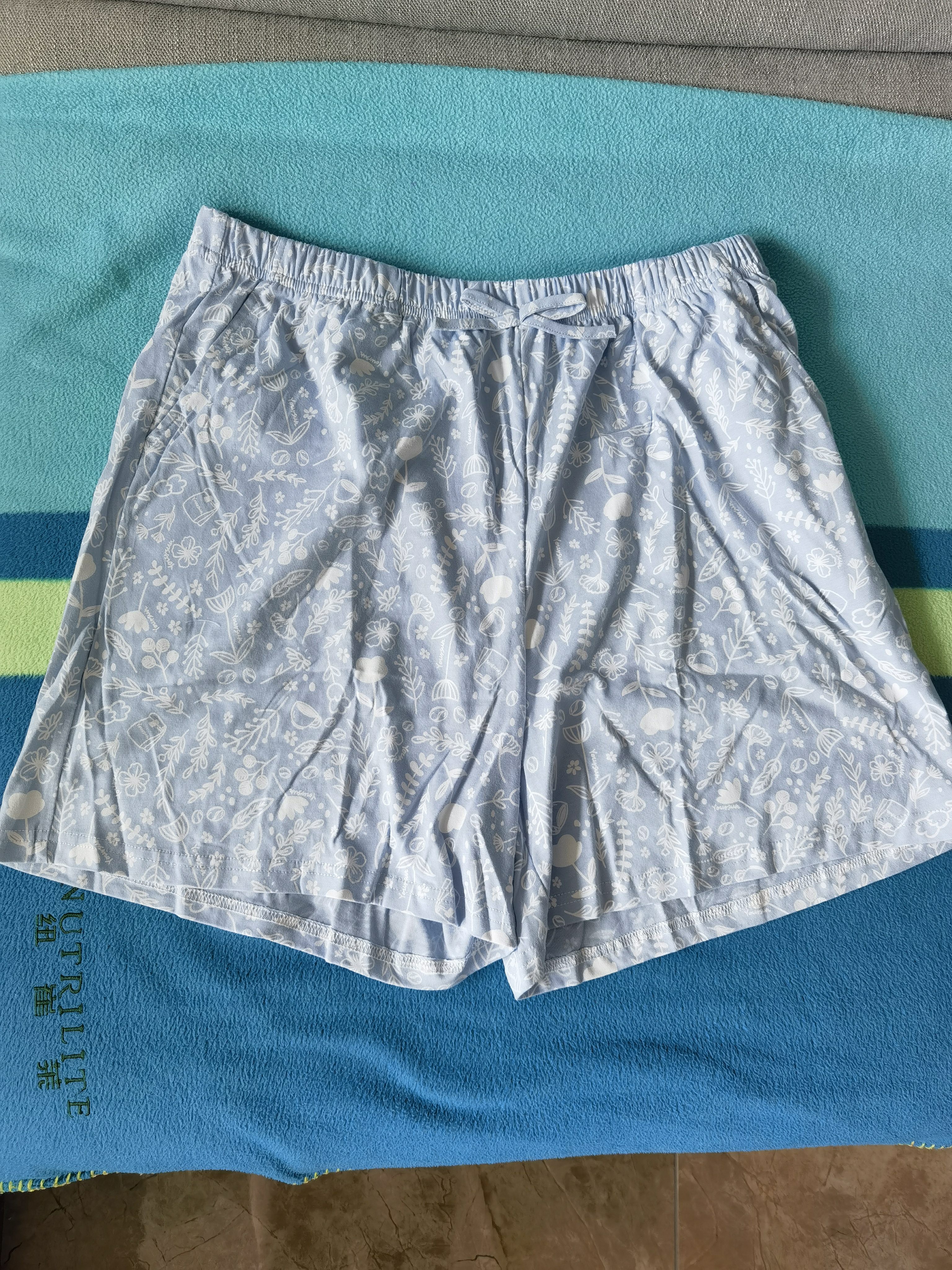 宜而爽【100%纯棉】睡裤女短裤家居裤一等品新疆精梳全棉可外穿 实拍图