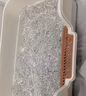 疯狂的主人特大号半封闭式猫砂盆 防外溅防臭 多猫家庭适用可冲厕所巨大幼猫 实拍图