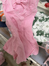 艾舞戈儿童舞蹈练功服女童芭蕾舞服中国舞跳舞裙短袖开档 粉色 130码 实拍图