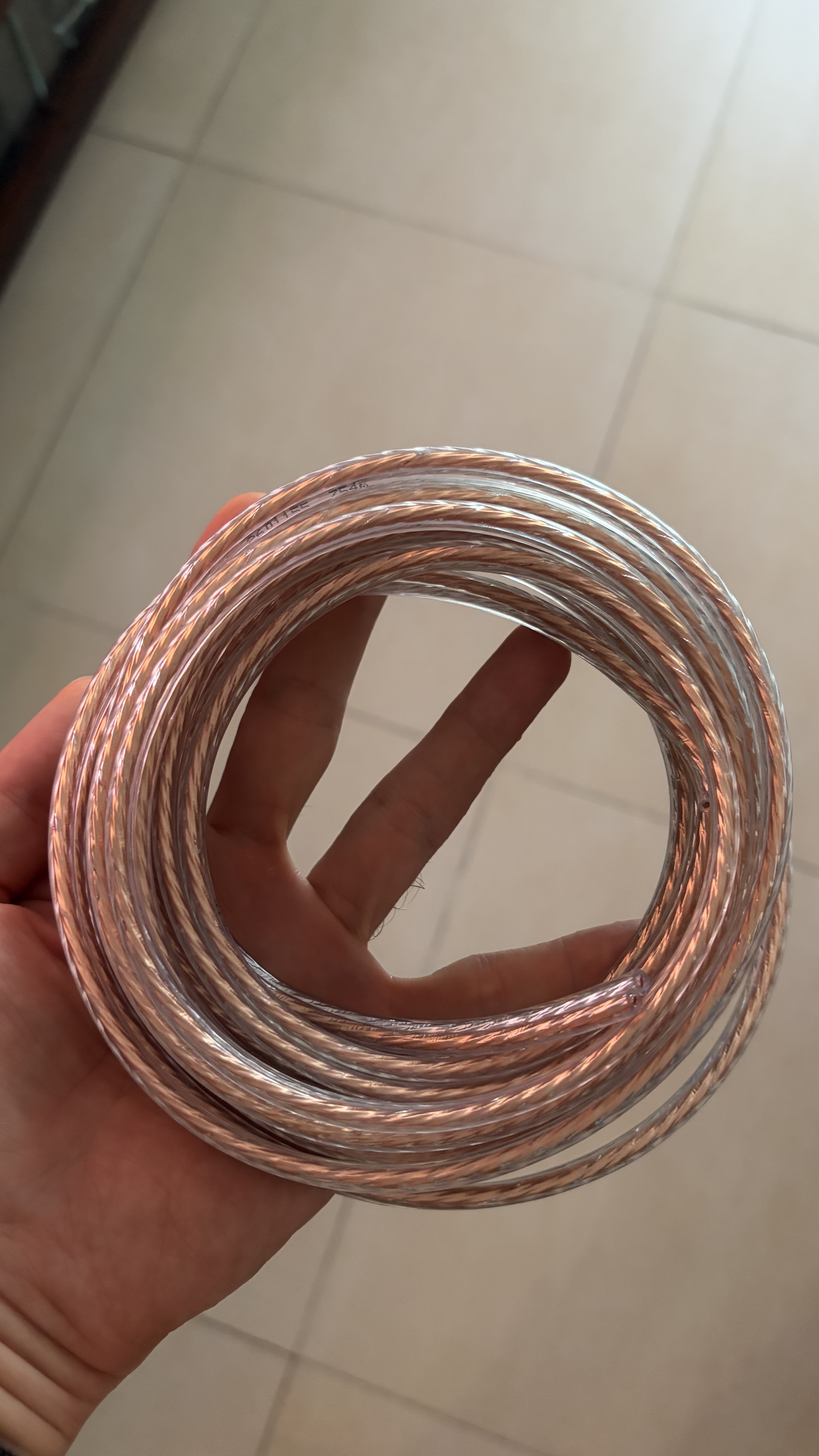 秋叶原（CHOSEAL）音响音箱专用连接线 发烧级纯铜音频喇叭线 功放连接 增强屏蔽抗干扰200芯金银线 10米 QS2243T10 实拍图