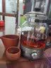 御茗纯钛煮茶器喷淋式家用小容量全自动蒸汽煮茶壶一体机养生壶玻璃保温黑白茶壶智能茶炉办公室蒸茶器 纯钛煮茶器 实拍图