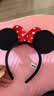 迪士尼（Disney）毛绒玩具发饰女孩扮装饰品乐园米奇老鼠生日礼物送女生 米妮发箍 实拍图