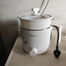美的（Midea）【品牌直营】宿舍电煮锅不锈钢小型多功能一锅多用泡面锅小型迷你电煮锅小电锅便携式煮面锅电火锅 1.7L 【带蒸笼 304内胆】XZE1614 实拍图