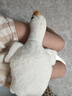 网红大白鹅公仔抱枕女生床上玩偶可爱枕头靠垫儿童大号毛绒玩具 大鹅 50厘米 实拍图