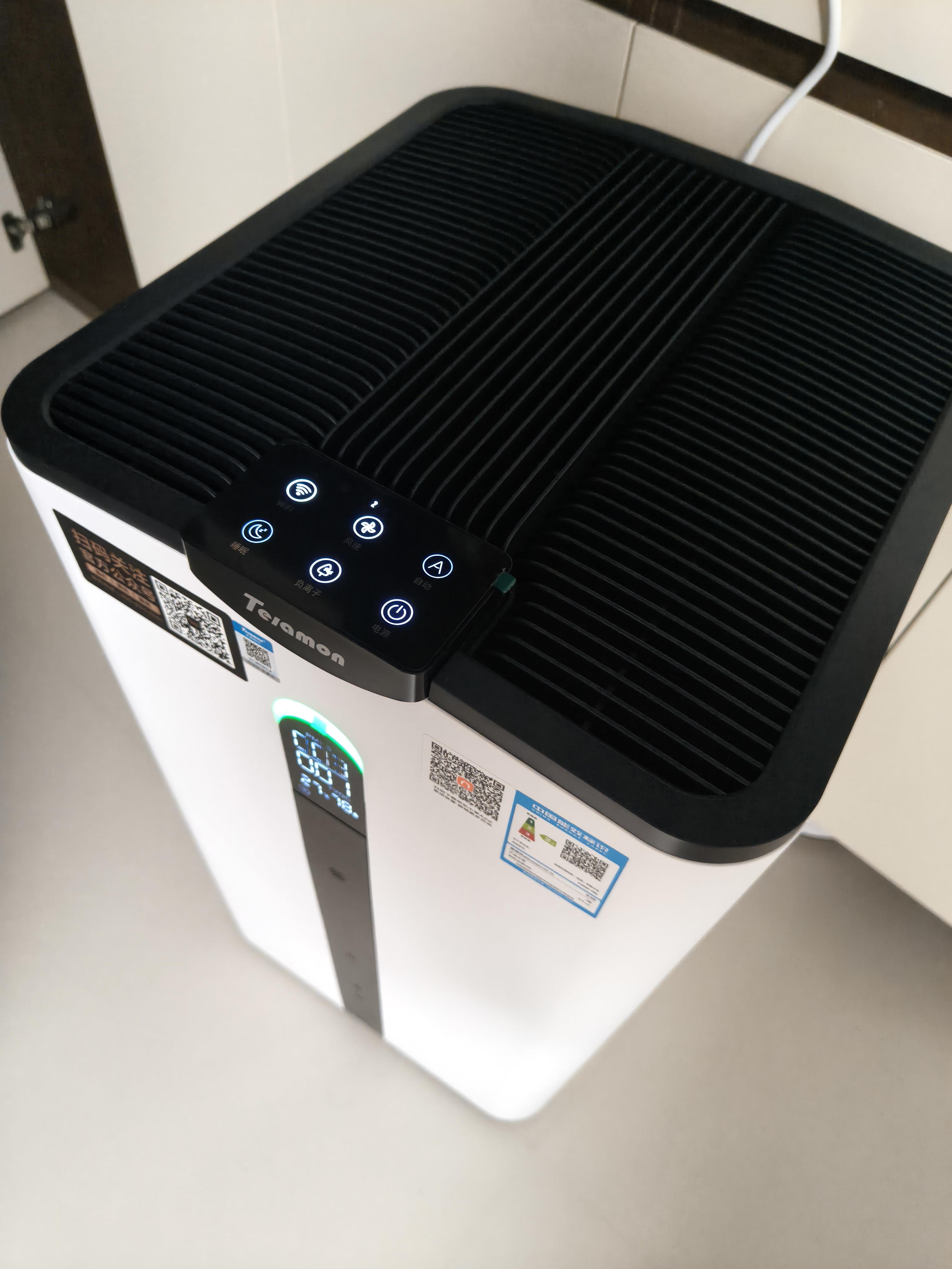 Telamon泰拉蒙H95甲醛空气净化器家用去甲醛细菌TVOC雾霾异味除过敏原负离子空气净化机 H95除醛抗敏 实拍图