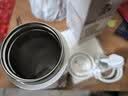 京东京造便携烧水杯电热水杯保温烧水杯350ml恒温杯旅行出差316L不锈钢白 实拍图
