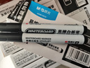 得力（deli）粗头可擦易擦白板笔滑耐磨耐用 办公文具会议老师培训教学 黑色10支/盒 P06817 实拍图
