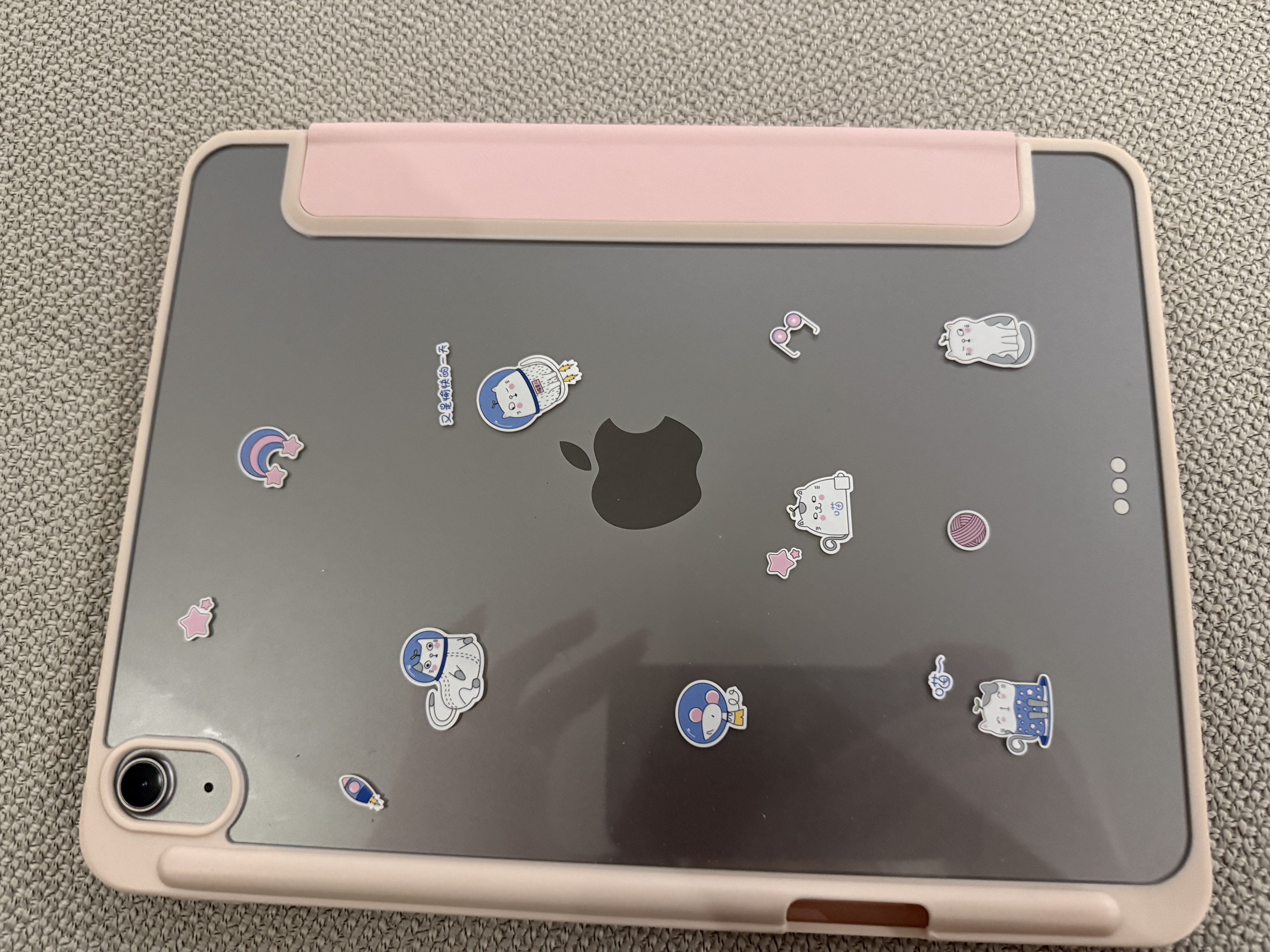 品胜 适用ipad 7/8/9保护壳10.2英寸 2019/20/21苹果平板电脑保护套 全包防摔轻薄高透三折外壳 黑色 实拍图