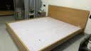 全友家居 北欧原木风主卧室家用双人大床1.8米x2米现代简约板式床家具 实拍图