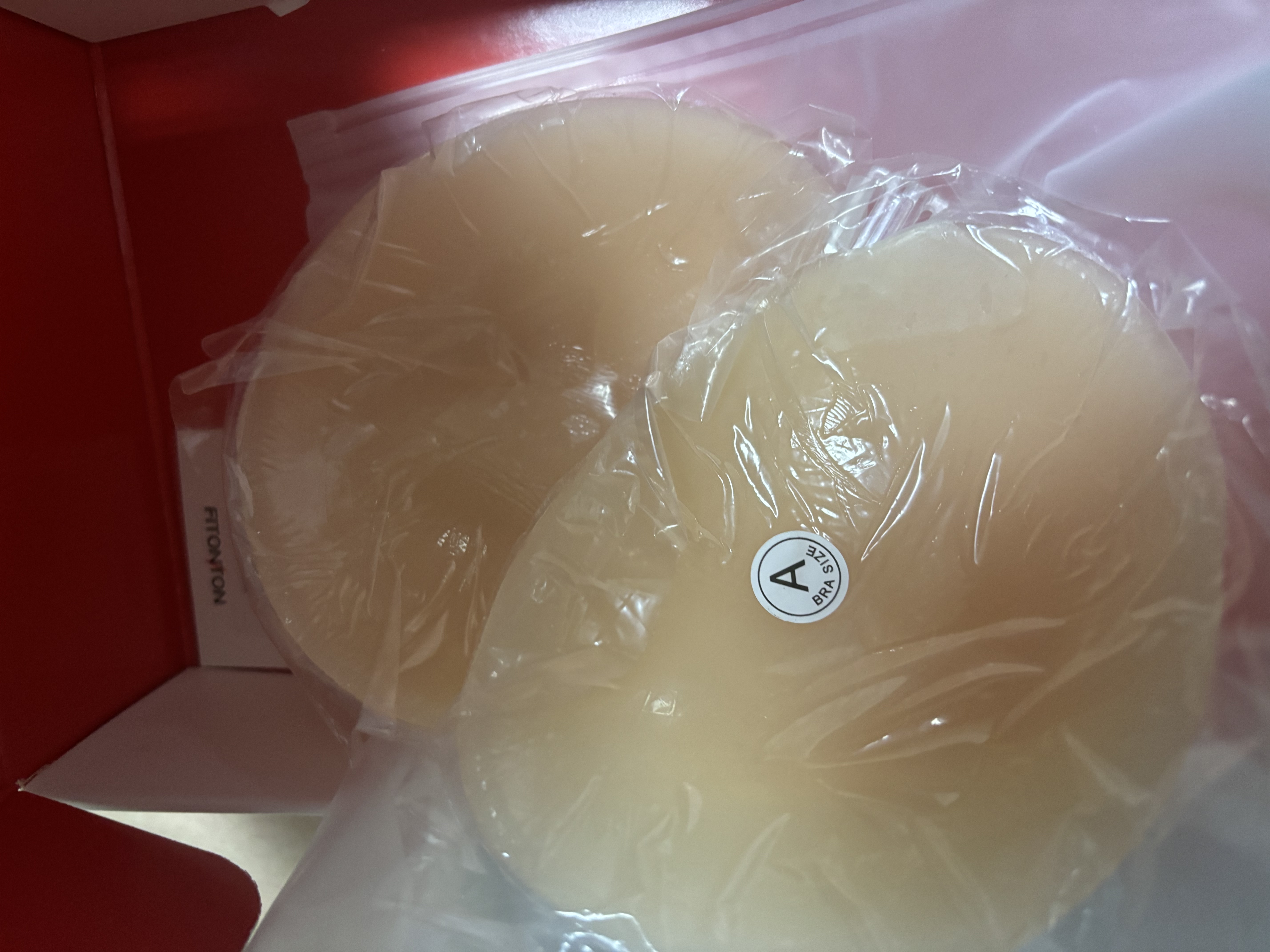 FitonTon隐形硅胶胸贴无肩带内衣女聚拢前扣无痕防凸点乳贴婚纱隐形文胸A 实拍图