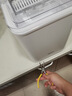 美的（Midea）小冰狗 制冰机 家用迷你小型宿舍全自动制冰自动清洗冰沙鸡尾酒调制冰块可调快速出冰制冰机 【科技白】UV紫外线杀菌丨日产冰量12KG 实拍图