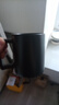炊大皇马克杯陶瓷杯茶杯经典黑白泡茶杯咖啡杯早餐杯果汁水杯 黑色420ml 实拍图