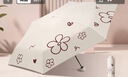 天堂伞 防晒晴雨伞五折 黑胶防晒小巧五折晴雨伞 若芙粉 实拍图