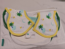 全棉时代 婴儿纱布花瓣口水兜 ,3条装 沙滩+马戏团+邦利果 29×32cm 实拍图