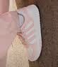 adidas COURTBEAT场下休闲篮球风板鞋男女阿迪达斯官方轻运动   白色/沙棕粉   38 实拍图