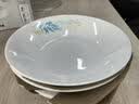乐美雅白玉玻璃青花巴洛克餐具6件套耐热玻璃微波炉可用餐具礼盒 实拍图