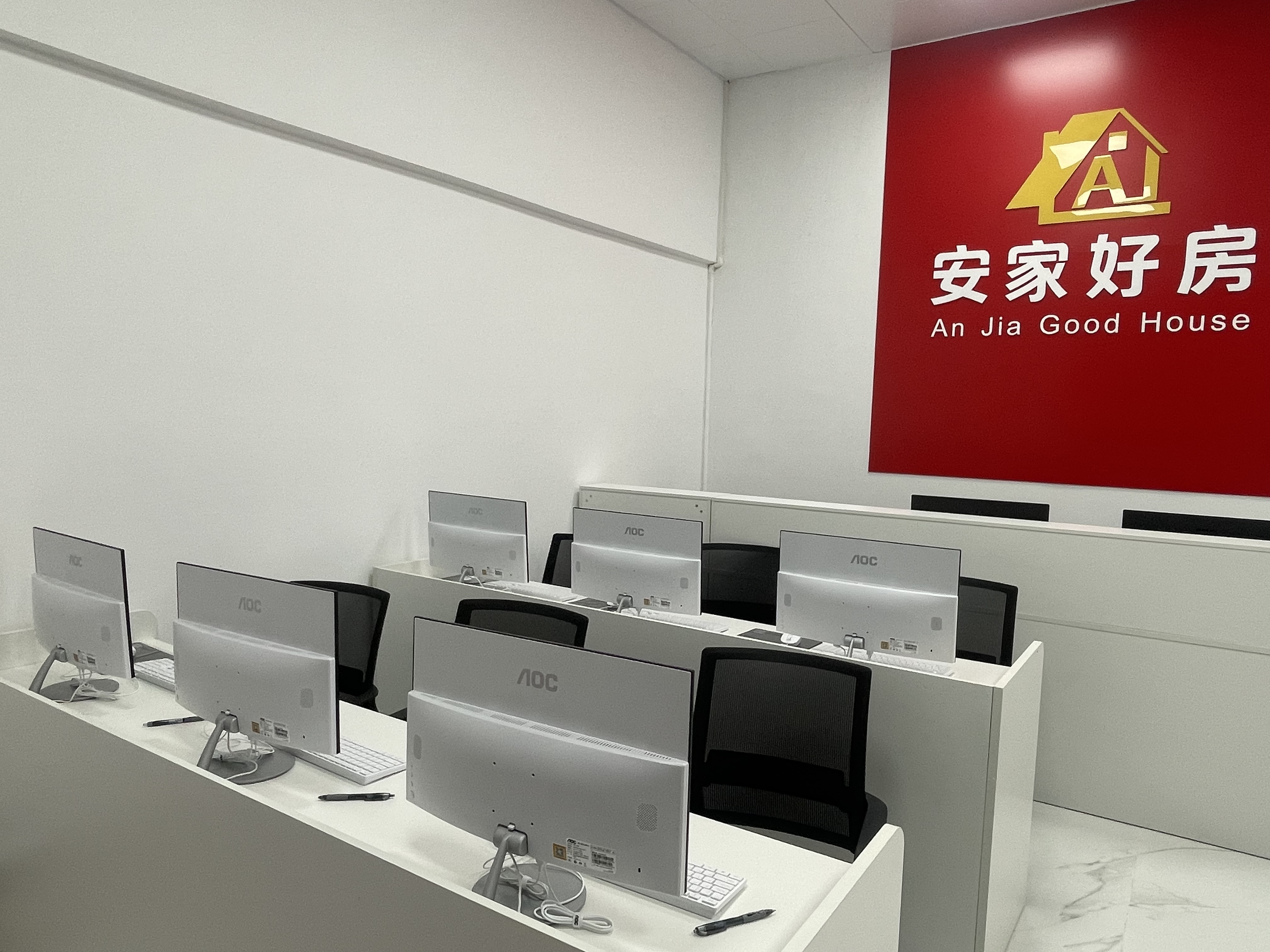 AOC美人鱼734 23.8英寸高清商用办公一体机电脑台式主机(A8-7150B 8G 256G 键鼠)白 实拍图