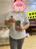 班尼路（Baleno）短袖T恤女2026年夏季新款撞色宽松纯棉休闲可爱舒适校园风上衣 实拍图
