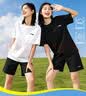 李宁运动套装夏季女装套装冰丝短袖短裤速干衣跑步t恤羽毛球篮球服 实拍图