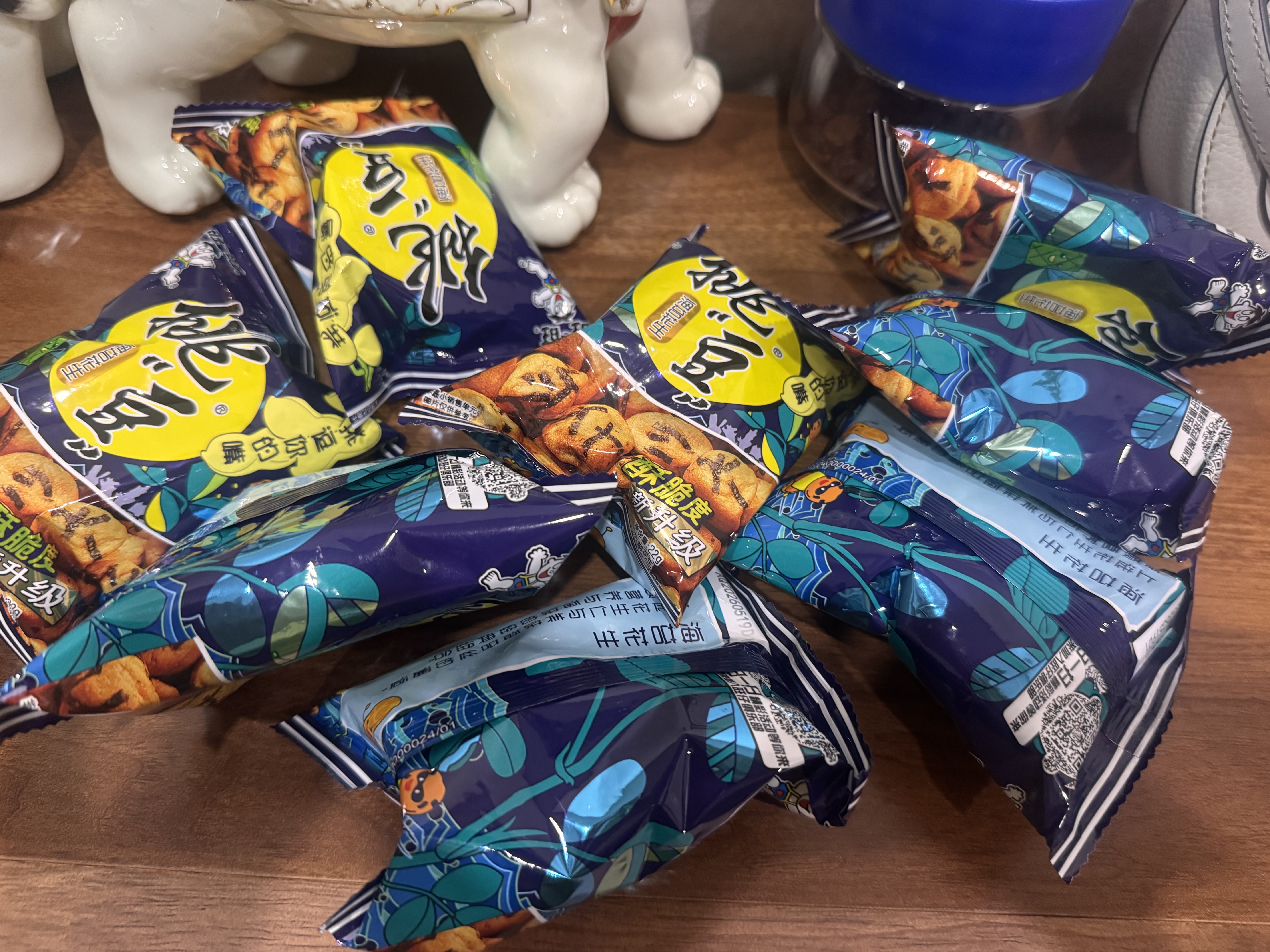 旺旺 挑豆 海苔味花生 176g 追剧小零食 膨化休闲食品饼干糕点 实拍图