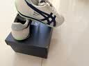 Onitsuka Tiger鬼塚虎男女款中性鞋子复古舒适运动休闲鞋男RUNSPARK 米色/深蓝色-103 42 实拍图
