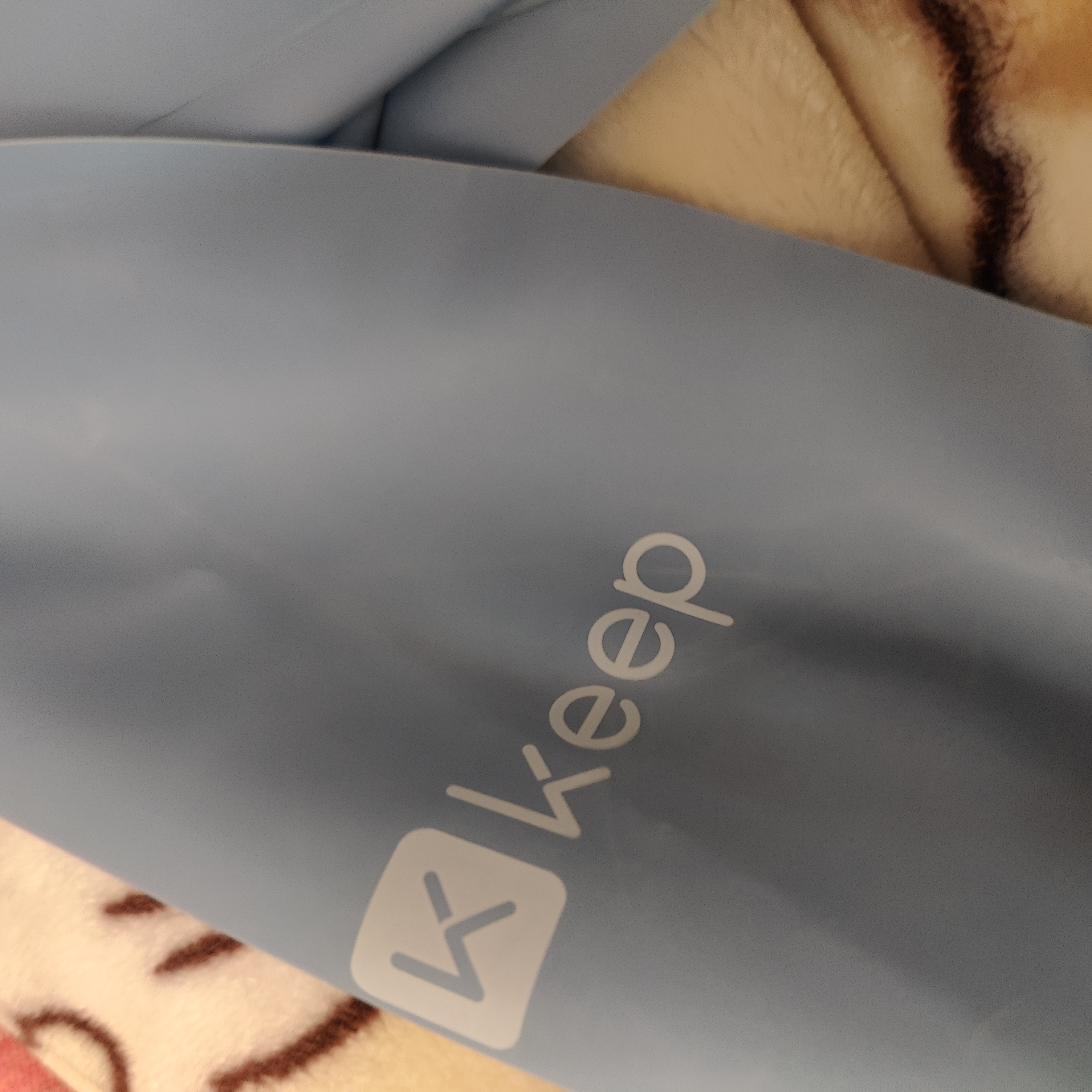 Keep健身弹力带开肩美背瑜伽舞蹈拉伸训练带 蓝色/15磅 实拍图