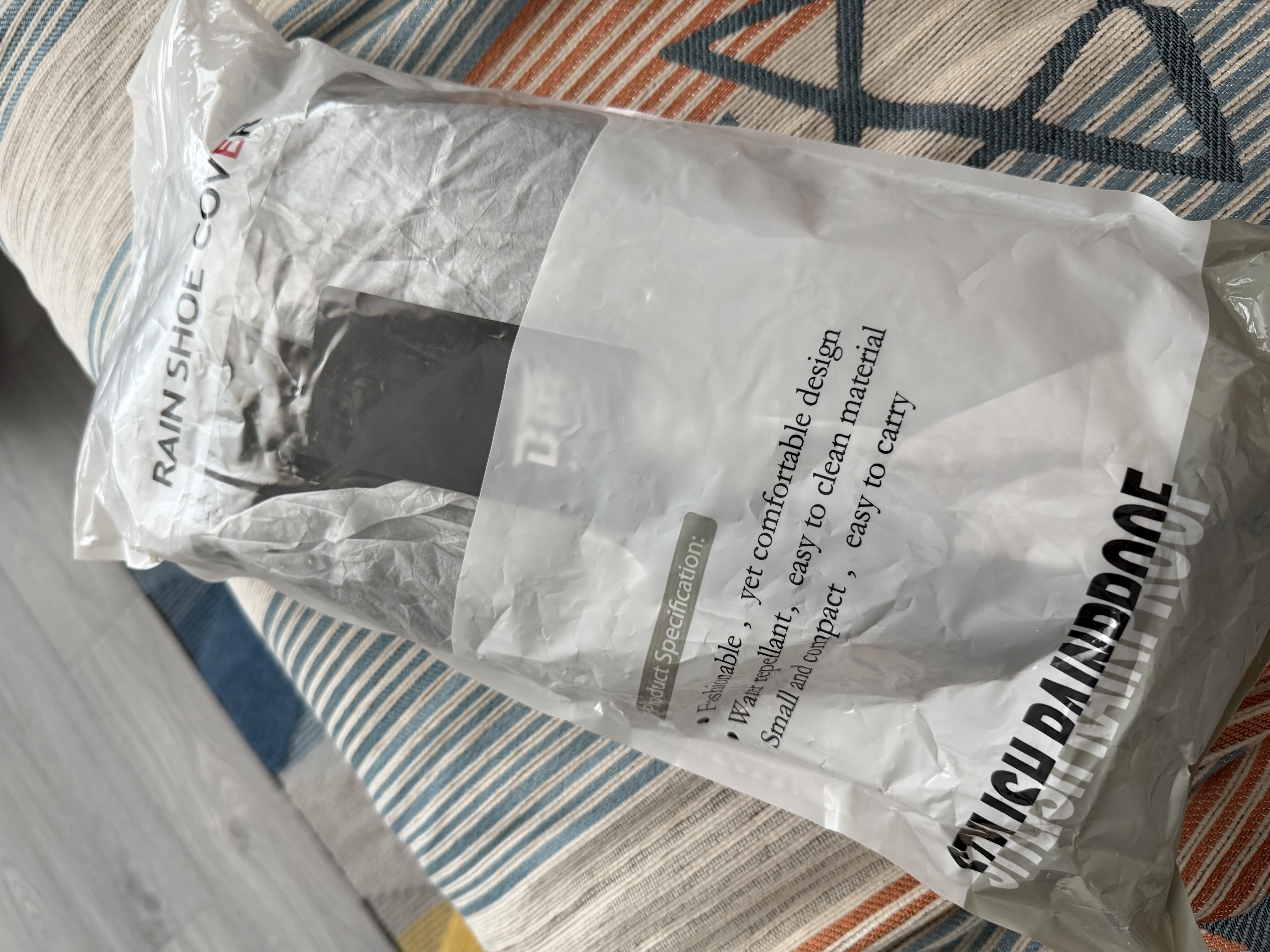 备美防水雨套鞋防雨防滑耐磨雨鞋成人男款反复用中高筒硅胶加厚水鞋 实拍图