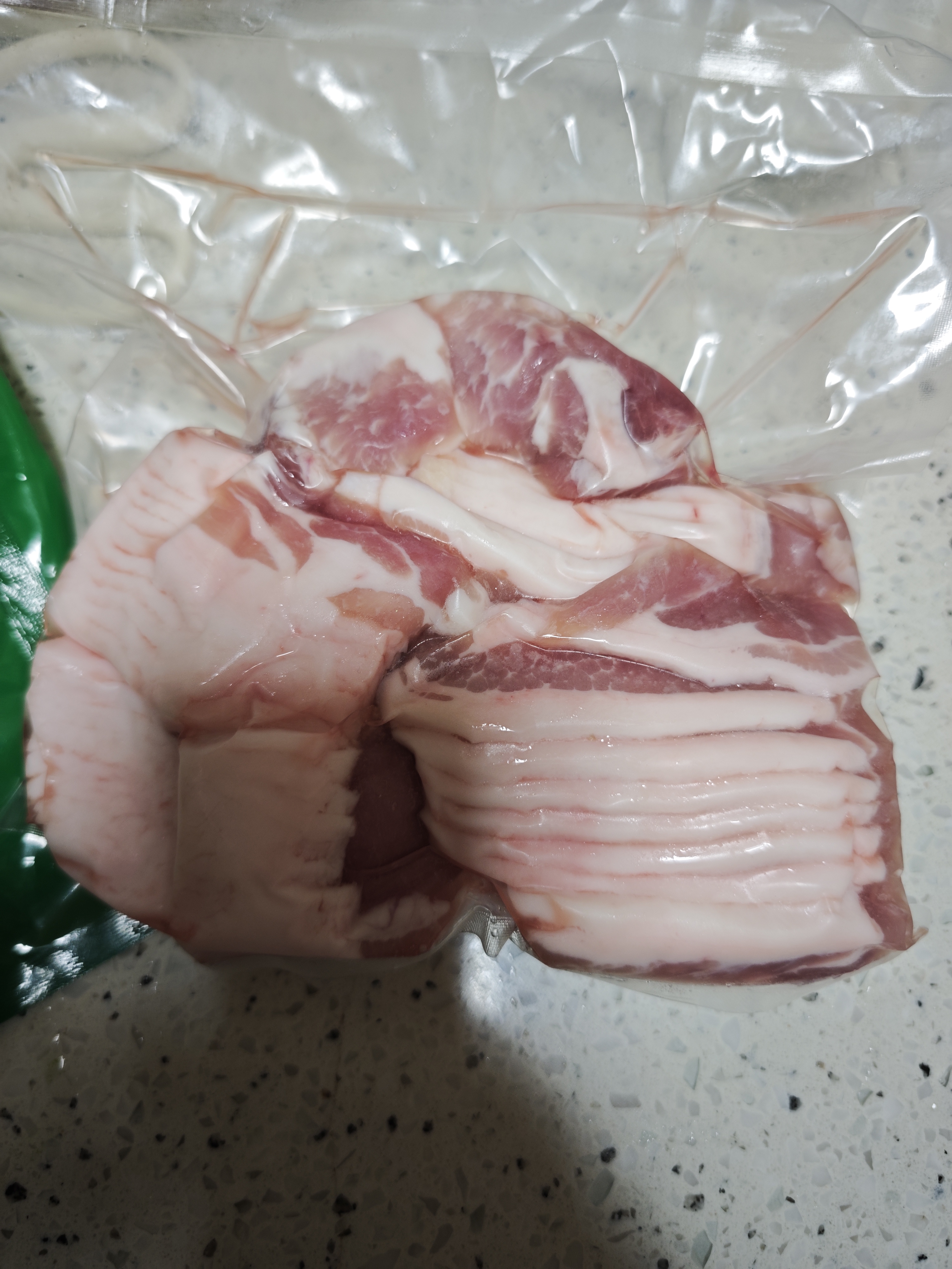 鹏程国营品牌北京老字号 去皮五花肉片4斤（500g*4）烤肉猪肉源头直发 实拍图