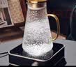 格娜斯玻璃杯水杯家用套装泡茶杯喝水杯子耐高温轻奢高颜值锤纹凉水壶 实拍图