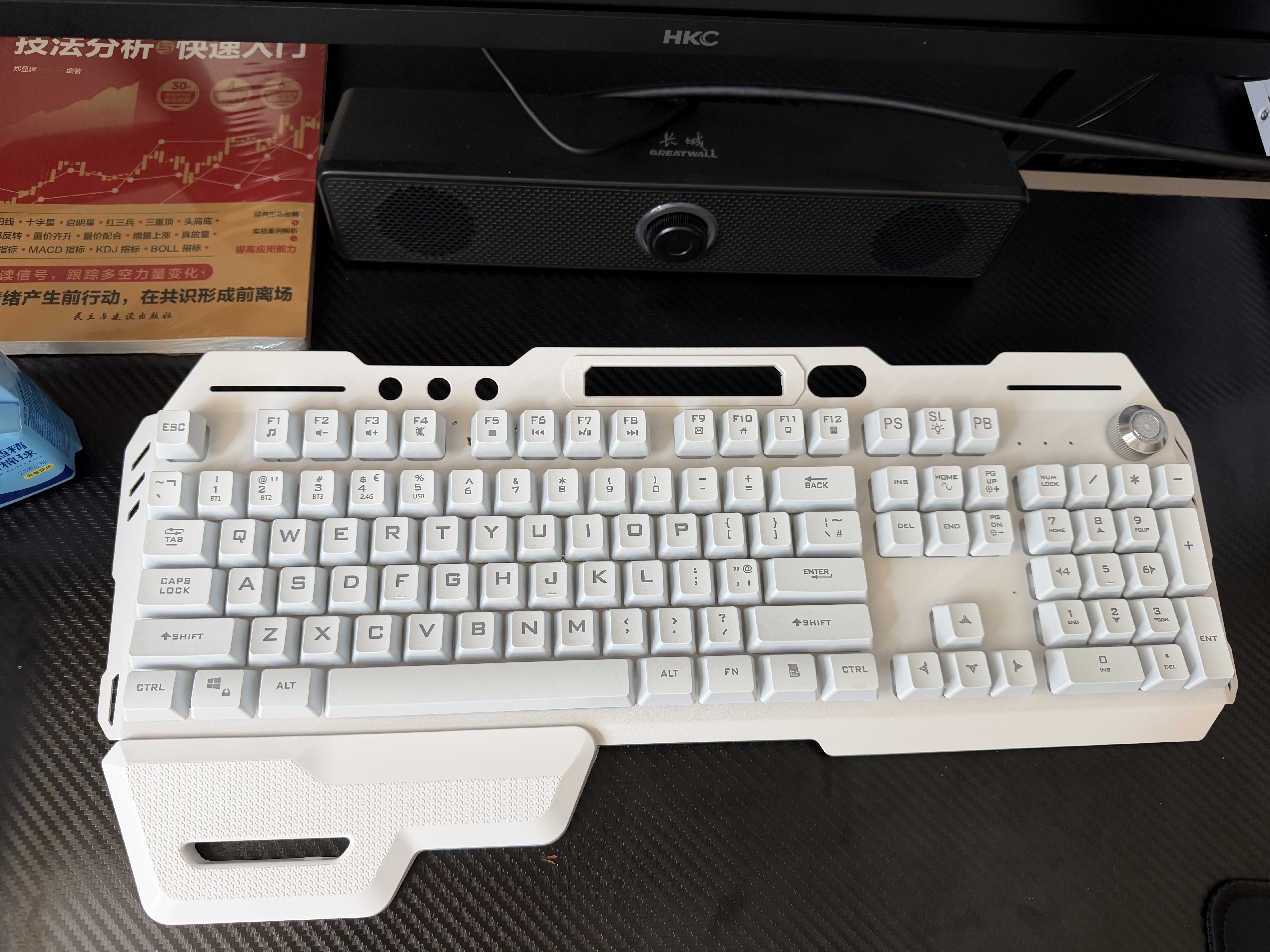 适用华硕天选键盘有线天选6pro/5/4/3机械手感键盘游戏电竞鼠标套装拯救者笔记本外置外接键盘 无线键盘+无线双模鼠标 实拍图