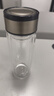 【京东物流配送】高硼硅双层玻璃杯大容量泡茶杯水杯子茶水分离杯 【双层加厚】茶杯350ml1只 实拍图