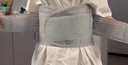 医用护腰带腰椎间盘腰痛劳损腰托夏季薄款透气男女士专用久坐神器 【医用护腰带】钢板支撑条-灰色 L【适合70-85kg】 实拍图
