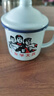 茶缸老式搪瓷杯毕业礼物老师复古搪瓷杯带盖马克杯茶缸子怀旧老式 带盖8cm 实拍图