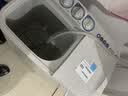 美的（Midea）半自动双桶洗衣机8公斤洗5.5kg脱水双缸波轮老人简易操作品质电机小巧不占地租房宿舍必备以旧换新 半自动 双缸 8kg 实拍图