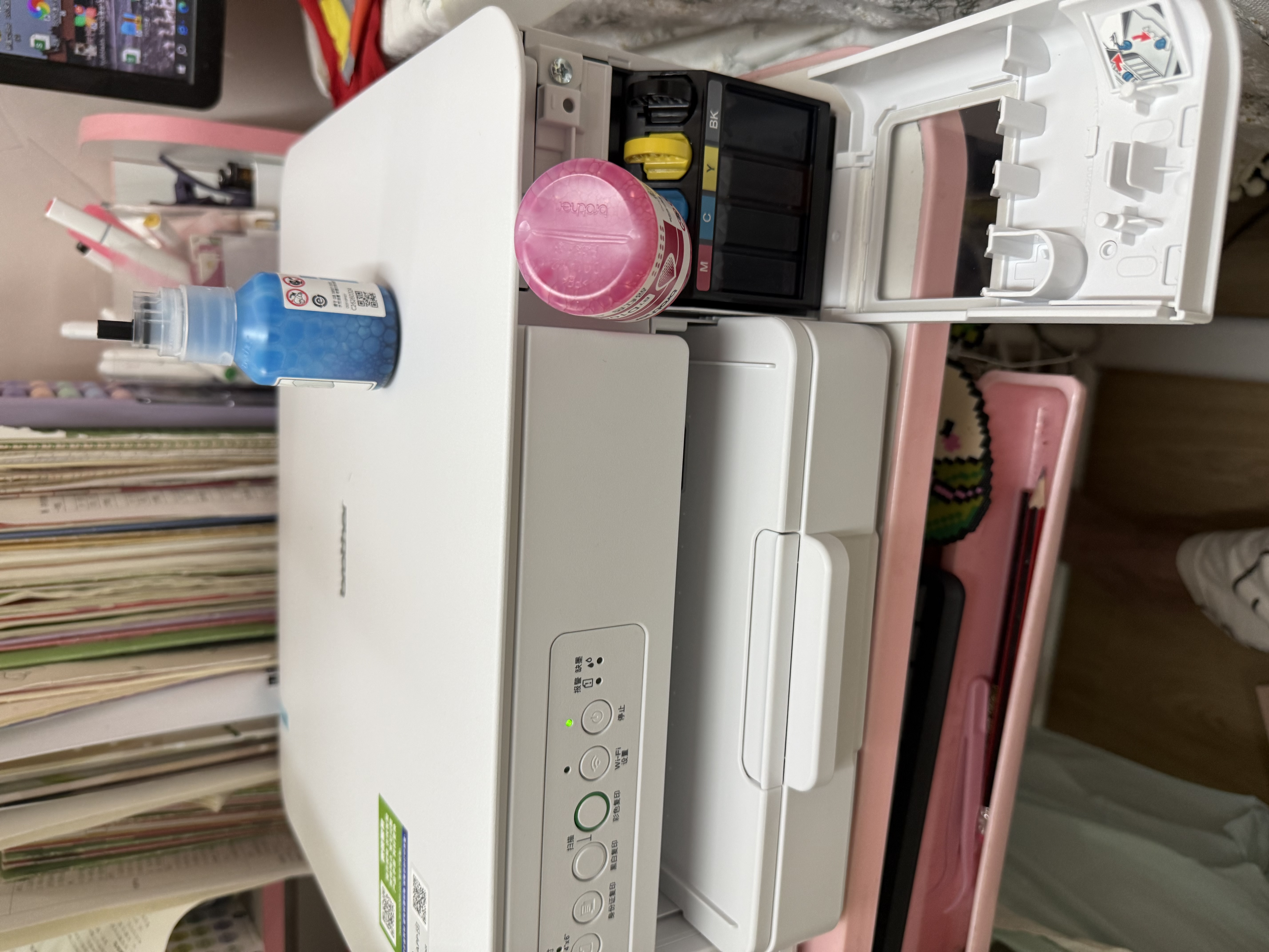兄弟（brother）DCP-T436W彩色喷墨无线手机wifi打印机复印扫描一体机家用小型学生作业照片A4墨仓打印机435白色款 T436W无线远程小程序 京小印2年会员套餐（会员咨询客服领取） 实拍图