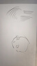 高漫（GAOMON）蓝牙无线手绘板 短程无源笔手写清新绿 新款16K级压感数位板 可连手机WH851  实拍图