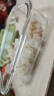创得 耐热玻璃保鲜盒 微波炉饭盒上班族便当盒 加高三隔1020+700ml+包 实拍图