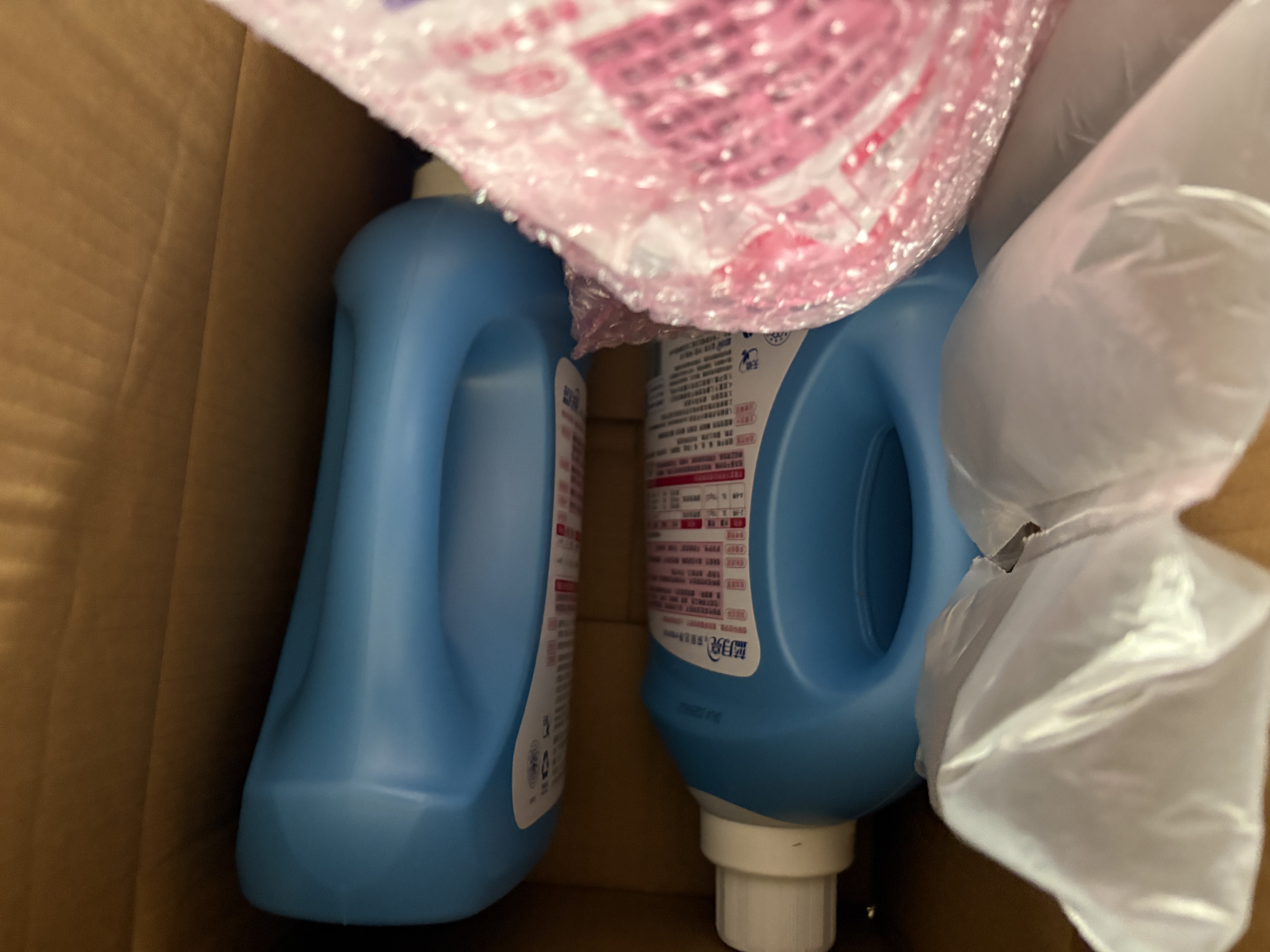蓝月亮洗衣液 深层洁净 易过水 强效去污 机洗手洗可用 【12斤瓶袋】3kg+2kg+1kg袋 实拍图
