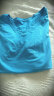 艾路丝婷夏装新款T恤女短袖上衣韩版修身体恤TX3560 蓝色V领 XXXL 实拍图