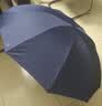 天堂伞 加大雨伞三折 加大加固三人大伞雨伞全钢十骨大伞 黛蓝色 实拍图